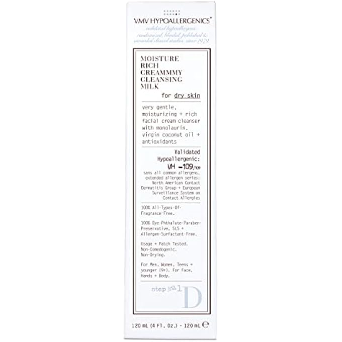VMV Hypoallergenics MOISTURE RICH CREAMMMY CLEANSING MILK (DRY SKIN) - Image 2